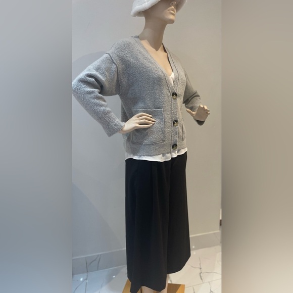 URBAN HERITAGE | Fleece touch Cardigan in gray Size Small - Picture 3 of 12